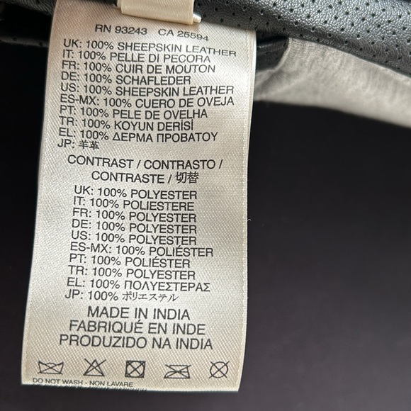 Men diesel leather jacket - Picture 11 of 15